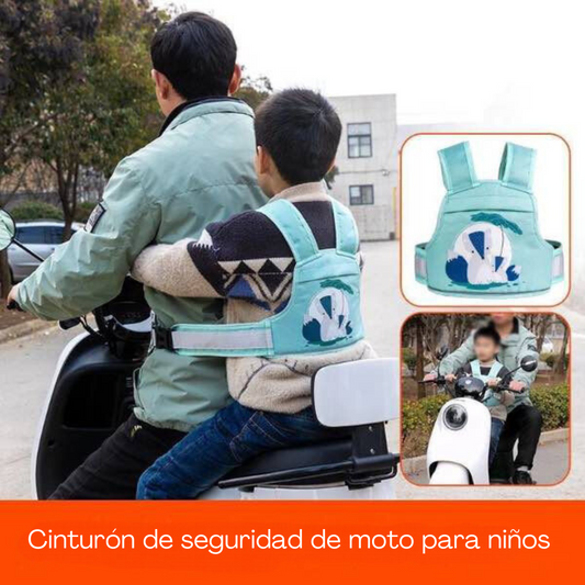 MotoSafe Kids: Cinturon de seguridad de moto para niños